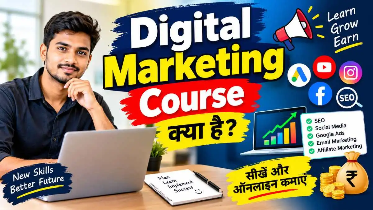 Digital Marketing Course क्या है डिजिटल मार्केटिंग कोर्स कैसे करें